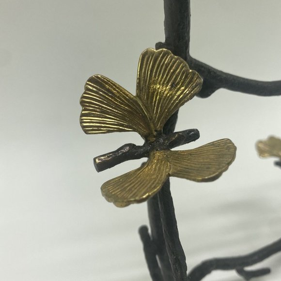 Michael Aram Butterfly Ginkgo 6 Bottle Wine Rack 175877 - Picture 4 of 6